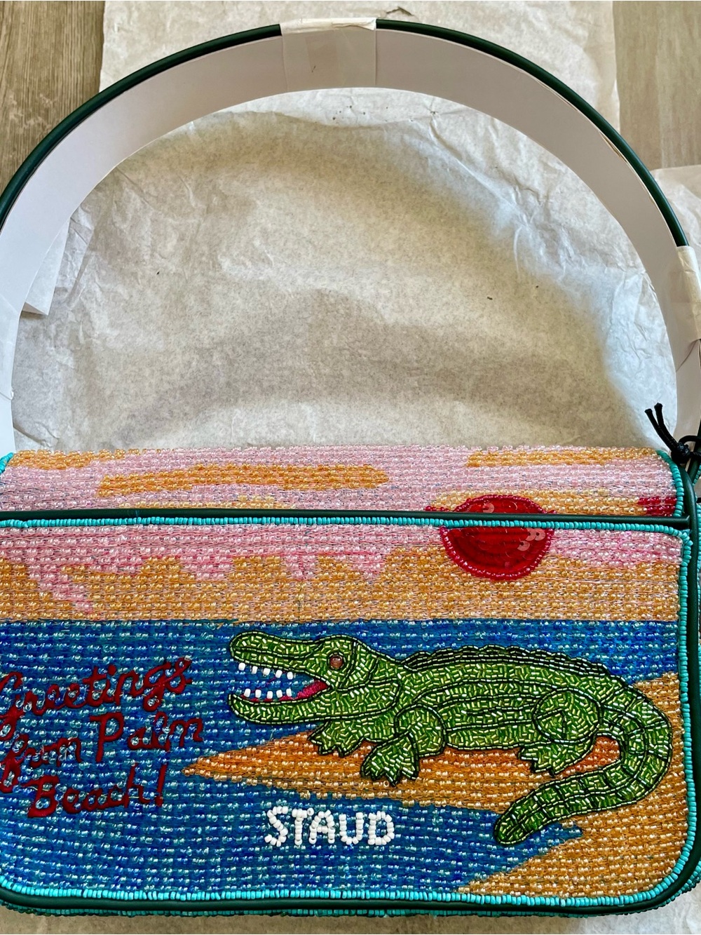 STAUD BEADED TOMMY BAG Limited Collection - Picture 7 of 10